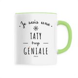 Mug - Une Taty trop Géniale - 6 Coloris - Cadeau Original - Cadeau Personnalisable - Cadeaux-Positifs.com -Unique-Blanc-