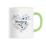 Mug - Maminou (Coeur) - 6 Coloris - Cadeau Unique & Tendre - Cadeau Personnalisable - Cadeaux-Positifs.com -Unique-Blanc-