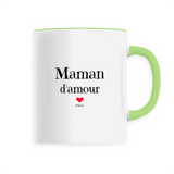Mug - Maman d'amour - 6 Coloris - Cadeau Original & Tendre - Cadeau Personnalisable - Cadeaux-Positifs.com -Unique-Blanc-
