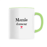 Mug - Mamie d'amour - 6 Coloris - Cadeau Original - Cadeau Personnalisable - Cadeaux-Positifs.com -Unique-Vert-