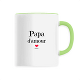 Mug - Papa d'amour - 6 Coloris - Cadeau Original - Cadeau Personnalisable - Cadeaux-Positifs.com -Unique-Blanc-