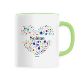 Mug - Solène (Coeur) - 6 Coloris - Cadeau Unique & Tendre - Cadeau Personnalisable - Cadeaux-Positifs.com -Unique-Blanc-