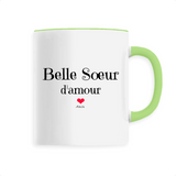Mug - Belle Soeur d'amour - 6 Coloris - Cadeau Original - Cadeau Personnalisable - Cadeaux-Positifs.com -Unique-Blanc-