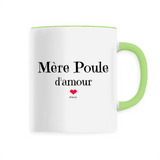 Mug - Mère Poule d'amour - 6 Coloris - Cadeau Original - Cadeau Personnalisable - Cadeaux-Positifs.com -Unique-Blanc-
