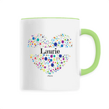 Mug - Laurie (Coeur) - 6 Coloris - Cadeau Unique & Tendre - Cadeau Personnalisable - Cadeaux-Positifs.com -Unique-Vert-