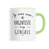 Mug - Une Urgentiste trop Géniale - 6 Coloris - Cadeau Original - Cadeau Personnalisable - Cadeaux-Positifs.com -Unique-Blanc-