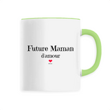 Mug - Future Maman d'amour - 6 Coloris - Cadeau Original - Cadeau Personnalisable - Cadeaux-Positifs.com -Unique-Blanc-