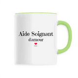 Mug - Aide Soignant d'amour - 6 Coloris - Cadeau Original & Unique - Cadeau Personnalisable - Cadeaux-Positifs.com -Unique-Blanc-