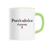 Mug - Puéricultrice d'amour - 6 Coloris - Cadeau Original & Unique - Cadeau Personnalisable - Cadeaux-Positifs.com -Unique-Blanc-