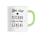 Mug - Pitchou est trop Génial - 6 Coloris - Cadeau Original - Cadeau Personnalisable - Cadeaux-Positifs.com -Unique-Blanc-
