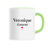 Mug - Véronique d'amour - 6 Coloris - Cadeau Original & Tendre - Cadeau Personnalisable - Cadeaux-Positifs.com -Unique-Blanc-