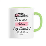 Mug - Merci tu es une Ostéo trop Géniale - 6 Coloris - Cadeau Original - Cadeau Personnalisable - Cadeaux-Positifs.com -Unique-Blanc-