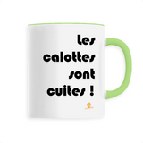 Mug - Les calottes sont cuites - 6 Coloris - Cadeau Engagé Ecolo - Cadeau Personnalisable - Cadeaux-Positifs.com -Unique-Blanc-