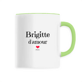 Mug - Brigitte d'amour - 6 Coloris - Cadeau Original & Tendre - Cadeau Personnalisable - Cadeaux-Positifs.com -Unique-Vert-