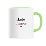 Mug - Jade d'amour - 6 Coloris - Cadeau Original & Tendre - Cadeau Personnalisable - Cadeaux-Positifs.com -Unique-Blanc-