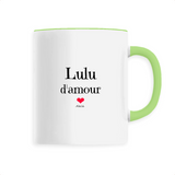 Mug - Lulu d'amour - 6 Coloris - Cadeau Original & Tendre - Cadeau Personnalisable - Cadeaux-Positifs.com -Unique-Blanc-