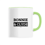 Mug - Bonnie & Clyde - 6 Coloris - Cadeau Original & Mythique - Cadeau Personnalisable - Cadeaux-Positifs.com -Unique-Blanc-