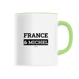 Mug - France & Michel - 6 Coloris - Cadeau Original & Mythique - Cadeau Personnalisable - Cadeaux-Positifs.com -Unique-Blanc-