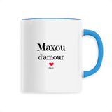 Mug - Maxou d'amour - 6 Coloris - Cadeau Original & Tendre - Cadeau Personnalisable - Cadeaux-Positifs.com -Unique-Blanc-