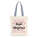 Tote Bag Premium - Le joli Bazar d'Angélique - 2 Coloris - Cadeau Durable - Cadeau Personnalisable - Cadeaux-Positifs.com -Unique-Rouge-