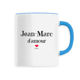 Mug - Jean-Marc d'amour - 6 Coloris - Cadeau Original & Tendre - Cadeau Personnalisable - Cadeaux-Positifs.com -Unique-Blanc-