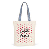 Tote Bag Premium - Le joli Bazar de Laurie - 2 Coloris - Durable - Cadeau Personnalisable - Cadeaux-Positifs.com -Unique-Rouge-