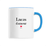 Mug - Lucas d'amour - 6 Coloris - Cadeau Original & Tendre - Cadeau Personnalisable - Cadeaux-Positifs.com -Unique-Blanc-
