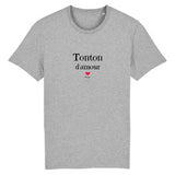 T-Shirt - Tonton d'amour - Coton Bio - 7 Coloris - Cadeau Original - Cadeau Personnalisable - Cadeaux-Positifs.com -XS-Marine-