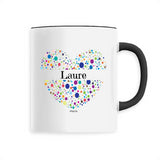 Mug - Laure (Coeur) - 6 Coloris - Cadeau Unique & Tendre - Cadeau Personnalisable - Cadeaux-Positifs.com -Unique-Blanc-