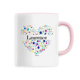 Mug - Laurence (Coeur) - 6 Coloris - Cadeau Unique & Tendre - Cadeau Personnalisable - Cadeaux-Positifs.com -Unique-Blanc-