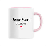 Mug - Jean-Marc d'amour - 6 Coloris - Cadeau Original & Tendre - Cadeau Personnalisable - Cadeaux-Positifs.com -Unique-Blanc-