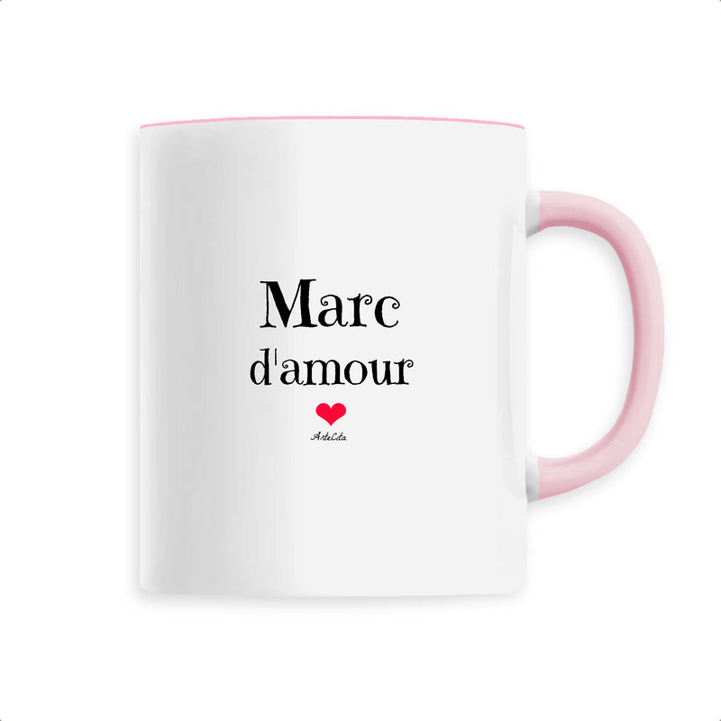 Cadeau anniversaire : Mug - Marc d'amour - 6 Coloris - Cadeau Original & Tendre - Cadeau Personnalisable - Cadeaux-Positifs.com -Unique-Rose-
