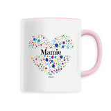 Mug - Mamie (Coeur) - 6 Coloris - Cadeau Unique & Tendre - Cadeau Personnalisable - Cadeaux-Positifs.com -Unique-Rose-