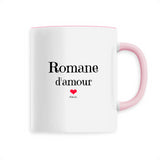 Mug - Romane d'amour - 6 Coloris - Cadeau Original & Tendre - Cadeau Personnalisable - Cadeaux-Positifs.com -Unique-Rose-