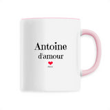 Mug - Antoine d'amour - 6 Coloris - Cadeau Original & Tendre - Cadeau Personnalisable - Cadeaux-Positifs.com -Unique-Rose-