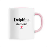 Mug - Delphine d'amour - 6 Coloris - Cadeau Original & Tendre - Cadeau Personnalisable - Cadeaux-Positifs.com -Unique-Blanc-