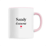Mug - Sandy d'amour - 6 Coloris - Cadeau Original & Tendre - Cadeau Personnalisable - Cadeaux-Positifs.com -Unique-Blanc-
