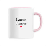 Mug - Lucas d'amour - 6 Coloris - Cadeau Original & Tendre - Cadeau Personnalisable - Cadeaux-Positifs.com -Unique-Rose-