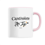 Mug - Cantinière au Top - 6 Coloris - Cadeau Original - Cadeau Personnalisable - Cadeaux-Positifs.com -Unique-Blanc-