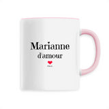 Mug - Marianne d'amour - 6 Coloris - Cadeau Original & Tendre - Cadeau Personnalisable - Cadeaux-Positifs.com -Unique-Blanc-