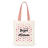 Tote Bag Premium - Le joli Bazar d'Océane - 2 Coloris - Durable - Cadeau Personnalisable - Cadeaux-Positifs.com -Unique-Rouge-