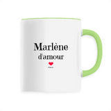 Mug - Marlène d'amour - 6 Coloris - Cadeau Original & Tendre - Cadeau Personnalisable - Cadeaux-Positifs.com -Unique-Vert-