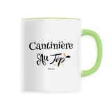 Mug - Cantinière au Top - 6 Coloris - Cadeau Original - Cadeau Personnalisable - Cadeaux-Positifs.com -Unique-Vert-