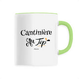 Mug - Cantinière au Top - 6 Coloris - Cadeau Original - Cadeau Personnalisable - Cadeaux-Positifs.com -Unique-Blanc-