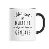 Mug - Murielle est trop Géniale - 6 Coloris - Cadeau Original - Cadeau Personnalisable - Cadeaux-Positifs.com -Noir-
