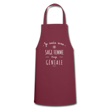 Tablier - Une Sage Femme trop Géniale - 7 Coloris - Cadeau Original - Cadeau Personnalisable - Cadeaux-Positifs.com -gris-