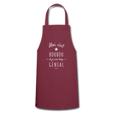 Tablier - Boubou est trop Génial - 7 Coloris - Cadeau Original - Cadeau Personnalisable - Cadeaux-Positifs.com -noir-