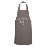 Tablier - Une Mamie trop Géniale - 7 Coloris - Cadeau Original - Cadeau Personnalisable - Cadeaux-Positifs.com -gris-