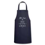 Tablier - Julie est trop Géniale - 7 Coloris - Cadeau Original - Cadeau Personnalisable - Cadeaux-Positifs.com -gris-