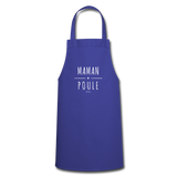 Tablier - Maman Poule - 7 Coloris - Cadeau Original - Cadeau Personnalisable - Cadeaux-Positifs.com -bleu royal-